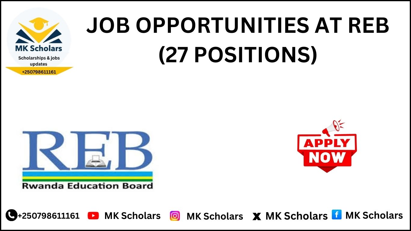 JOB OPPORTUNITIES AT REB